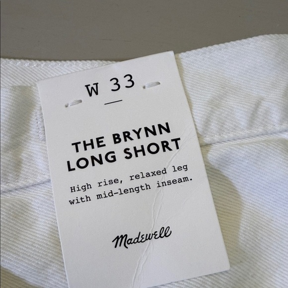 Madewell The Brynn Long Short Size 33 - Picture 6 of 14